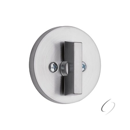 One Sided Turn Round Deadbolt With 2-3/8 Latch And SCS Strike With New Chassis Satin Chrome Finish
